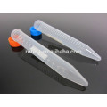 professional supplier disposable plastic centrifuge tubes
